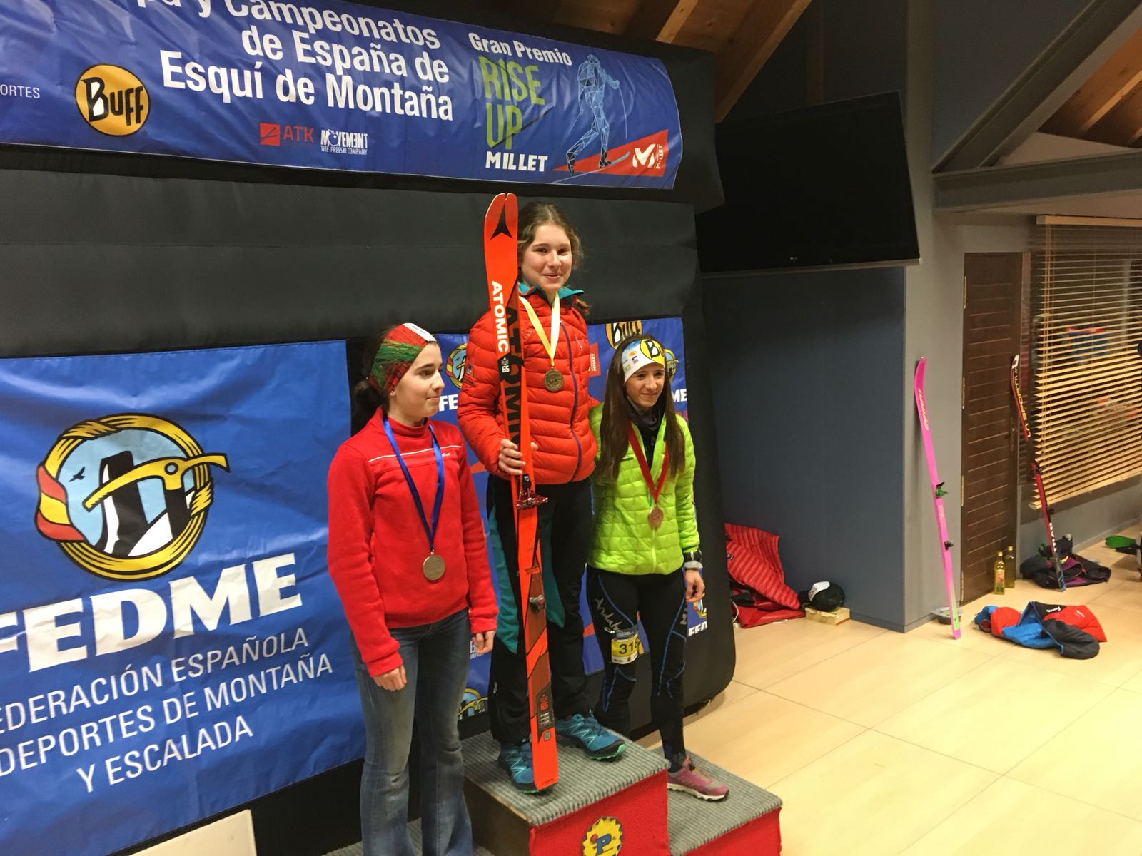 RITA JIMÉNEZ CAMPEONA DE LA COPA DE ESPAÑA DE CRONOESCALADA DE ESQUÍ DE MONTAÑA